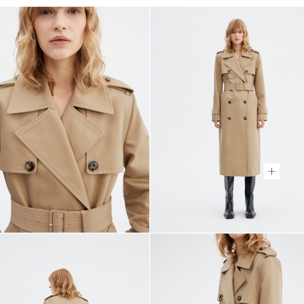 Mango Selection Premium Cotton Trench XS Brand new